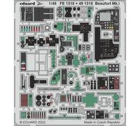 1:48 Beaufort Mk.I Zoom Detail Set for ICM FE1318 Eduard