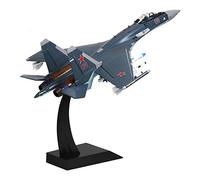 1 48 Fit For Air Force Marine Corps Su-35 Fighter Aircraft Model With Base Adult Toy Collection Hobby Playgame Kit(A)