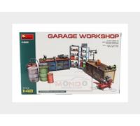 MiniArt Garage Workshop 1:48 Molded Color