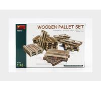Miniart 1:48 - Wooden Pallet Set, Molded Color