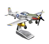 1:48 Scale For P51 Mustang Fighter Aircraft Model Die-cast Alloy Static Display Classic Keepsake(02)