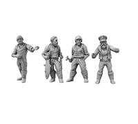 1/48 Scale Model Fishermen 1:48 Resin Sailor Figurines for Model Ships - Highly Detailed 1/48 Scale Crew for RC & Static Model Boats - Premium Quality Miniature Sailors for Dioramas & Displays