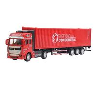 1:48 Scale Pull Back Truck Alloy Mini Car Toys for Boys Kids Gift Red, 32x5.5x7.5cm
