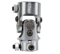 1"-48 Spline Column x 3/4" DD shaft CHROME Steering U Joint Rat Street Rod