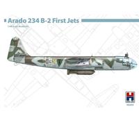 1:48 WWII German Arado Ar-234B-2 "First Jets" scale model kit by Hobby 2000