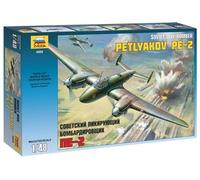 Zvezda 500784809 - 1: 48 Petlyakov Pe 2