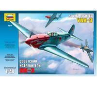 Zvezda Plastic Aircraft Kit Yak-3 Yakovlev Soviet WWII Fighter 1:48 Z4814
