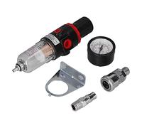 1 / 4in Air Compressor Filter and Oil Separator with Pressure Gauge, Aluminum Alloy PT1 / 4 - Modular Design, Industrial Pneumatic Systems