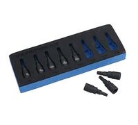 1/4in Drive Male Torx Star Impacted Impact Shallow Sockets T6 - T30 8pc Set