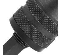 1 / 4in Hex Shank Adapter Converter, Keyless Drill Bit Chuck, 0.3-3mm Black - Fast Bit Changes, Alloy Construction, Ideal for Impact Drivers and DIY
