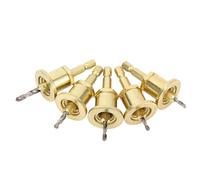 1/4in Hex Shank Adjustable Countersink Drill Bit Set, High Speed Steel Woodworking Tool with Five Sizes 2.8 to 4.0x8mm Depth Control 2.5 to 10.5mm for Clean Accurate Holes