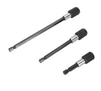 1/4in Hex Shank Quick Release Bar, 3Pcs Insert Bit Holder Easy Operation Multifunctional for Bits Conversion