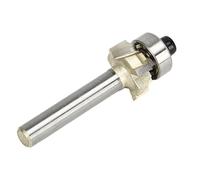 1/4in Shank ural Router Bit, 4 Flute Round Corner ter Bit, Tungsten Steel y for Door Cabinet, e for Wood MDF Particle Board,