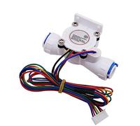 1/4inch 3/8inch Hall Flowmeter TDS/Temperature/Flow Three-in-one Multi-Function Impeller Type Flow Sensor 1Pcs(44993)