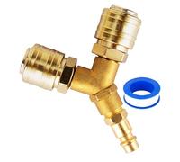 1 / 4Inch Air Hose Quick Coupler Y Splitters Distributor Compressed Connectors Way Switches Connectors
