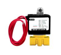 1/4inch Electromagnetic Control Valves Burners Solenoid Valves for Vegetable Oil Burners with Brass Body and Leaproof Thread Universals Two Way Solenoid Valves