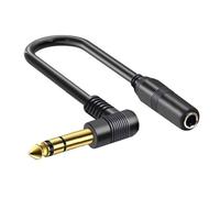 1/4inch Extension Cable,6.35mm 1/4" TRS Male to Female Stereo Adapters,Headphones Guitar Right Extension Cable