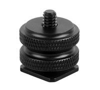 1/4inch Hot Shoe Base Conversion Screw Double Layer Metal Screw Stabilize Photography Flashing Accessory For SLRs Camera
