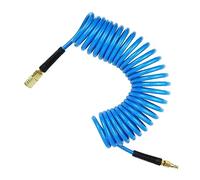 1/4inch Recoil Polyurethane Air Compressor Hose with Bend Restrictor Lightweight Air Hose Compressor Accessories Recoil with Bend Restrictors Accessories
