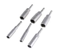 1 / 4inch Shank Hexagon Nut Driver Wing Nut Driver Sockets 5.5-19mm Slot Wing Drill Bits Sockets for Eye Screws Hook Bolts