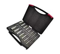 1/4inch Shank Hexagonal Nut Driver Wing Nut Driver Socket 5.5-19mm Slot Wing Drill Bit for Eye Screws Hook Bolt Head for Electric Screwdriver