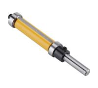 1/4inch Shank Router Bit, 1-1/2inch Blade Flush Trim Pattern, Top and Bottom Bearing, For Woodworking