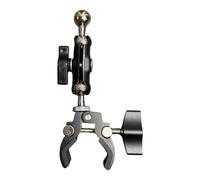 1 / 4inch Threaded Ball Head Base Live Broadcast Bracket Overhead Bracket Action Camera Rack Professional Overhead with Head Base for Mobile Live Broadcast Monitor Lighting
