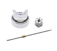 1.4mm/1.7mm/2.0mm Nozzle Air Cap Replace Kit Set for Spray Gun H-827 Hand Pneumatic Manual Spray Paint (2.0mm)