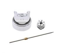 1.4mm/1.7mm/2.0mm Nozzle Air Cap Replace Kit Set for Spray Gun H-827 Hand Pneumatic Manual Spray Paint (1.7mm)