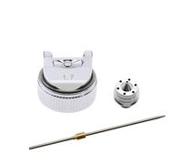 1.4mm/1.7mm/2.0mm Nozzle Replacement Kit for HVLP Spray Gun - Stainless Steel Air Cap & Nozzle Set for H-827 & Compatible Spray Guns - Sturdy Spray Paint Repair Accessories Kit (1.7mm)