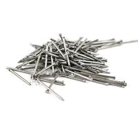 1.4mm x 25mm Plain Steel Bright Oval Lost Head Joinery Nails Small Head (Pack of 250) - D12E/2 1.4x25_250