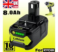 5~9AH 18V Battery For Ryobi One+ Plus P108 Li-ion RB18L50 RB18L40 P104 / Charger
