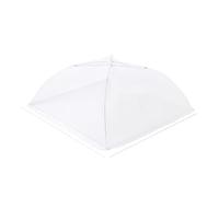 1-4PC Food Covers Mesh Foldable Kitchen Tent Dome Net Umbrella Picnic Protect Dish Cover Accessories Mesh Food Cover(White-32x32cm,2PCS)