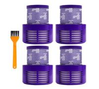 1-4PC Post Filter Spare Part, Compatible For Dyson, V10 SV12 US Robot Vacuum Cleaner Washable Post Filter Replacement Cleaning Accessory.(4pc)
