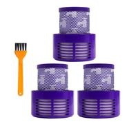 1-4PC Post Filter Spare Part, Compatible For Dyson, V10 SV12 US Robot Vacuum Cleaner Washable Post Filter Replacement Cleaning Accessory.(3pc)