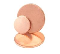 1/4PC Premium Pure Copper Metal Discs - Blank Round Discs for Crafts - 1-6mm Thick - 10-300mm Diameter(1 4mm x 80mm)