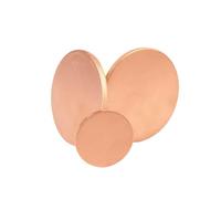 1/4PC Pure Copper Disc Blanks - Precision Cut Round Sheets - 10-300mm Diameter, 0.3-4mm Thickness(1 1.6mm x 150mm)