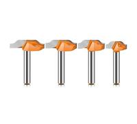 1-4Pcs 1/4" Shank 6mm Shank Bit Milling Cutter 1pcs(4Pcs 6mm Shank)