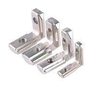 1/4PCS 20 30 40 45 Series New T-Slot L-Type 90 Degree 2020 Aluminum Connector Bracket Fasteners(45 Series 1pc)