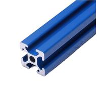 1/4PCS 2020 Aluminum Profile T-slot 100-1000MM Extrusion 20X20 for CNC 3D Printer DIY Spray Blue(1Pc 2020T Blue,300mm)