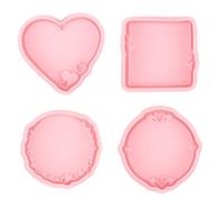1/4Pcs 3D Valentine's Day Wedding Cookie Cutters Biscuit Mold Cookie Mould Stamp Party Decor Baking Tools