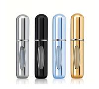 1/4Pcs 5ml Perfume Atomizer Portable Liquid Container for Cosmetics Traveling Mini Aluminum Spray Empty Refillable Bottle 1pcs Blue