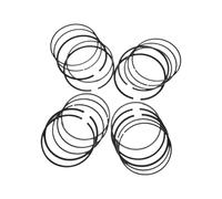 1 4pcs 72mm STD MotorBike Engine Piston Rings Compatible With Automotive Motorcycle Parts GS1100G 1982 1983 GS1100GL 1982 GS1100GL KATANA 1983(4pcs)