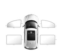 1-4Pcs Car Side Window Sun Shade Curtain Summer Sun Protection Cover UV Reflective Magnetic Car Privacy Curtains(4Pcs)