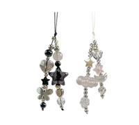 1-4PCS Cute Phone Charms Aesthetic Y2K Cell Phone Charms Strap Strawberry Butterfly Star PhoneCharm Y2K Accessories for Bag Keychain Airpods Camera Pendants Decor, One Size, Plastic, acrylic