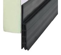 1-4pcs Door Dust Stopper Seal Strip 1m TPE Self-Adhesive Door Under Gap Weather Strip Acoustic Foam 5 Colors Anti Draft Tape-Black-4pcs(Hot)