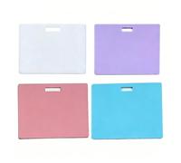 1/4Pcs Erasable Badge Sticky Notes Reusable Wipe Clean Badge Memo Notepad Portable Quick Note Taking Pad for Nurses,Doctors