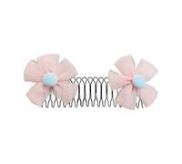 1/4Pcs Invisible Hair Comb Clips - Cute Cartoon Stretchable U-Shape Hair Holder, Flower Crowns HairClip, For Decorative Styling Women Girls Accessories, Strong Hold, For Bun, Bangs, Styling