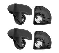 1. 4Pcs Luggage Replacement 360 Spinner Casters Suitcase Repair Parts For Travel Bags (Black) Luggage Replacement