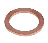 1/4pcs M4-M20 Brass Copper Sealing Boat Crush Washer Flat Gasket Ring Sump Plug 3mm(M8x16x3 4Pcs)